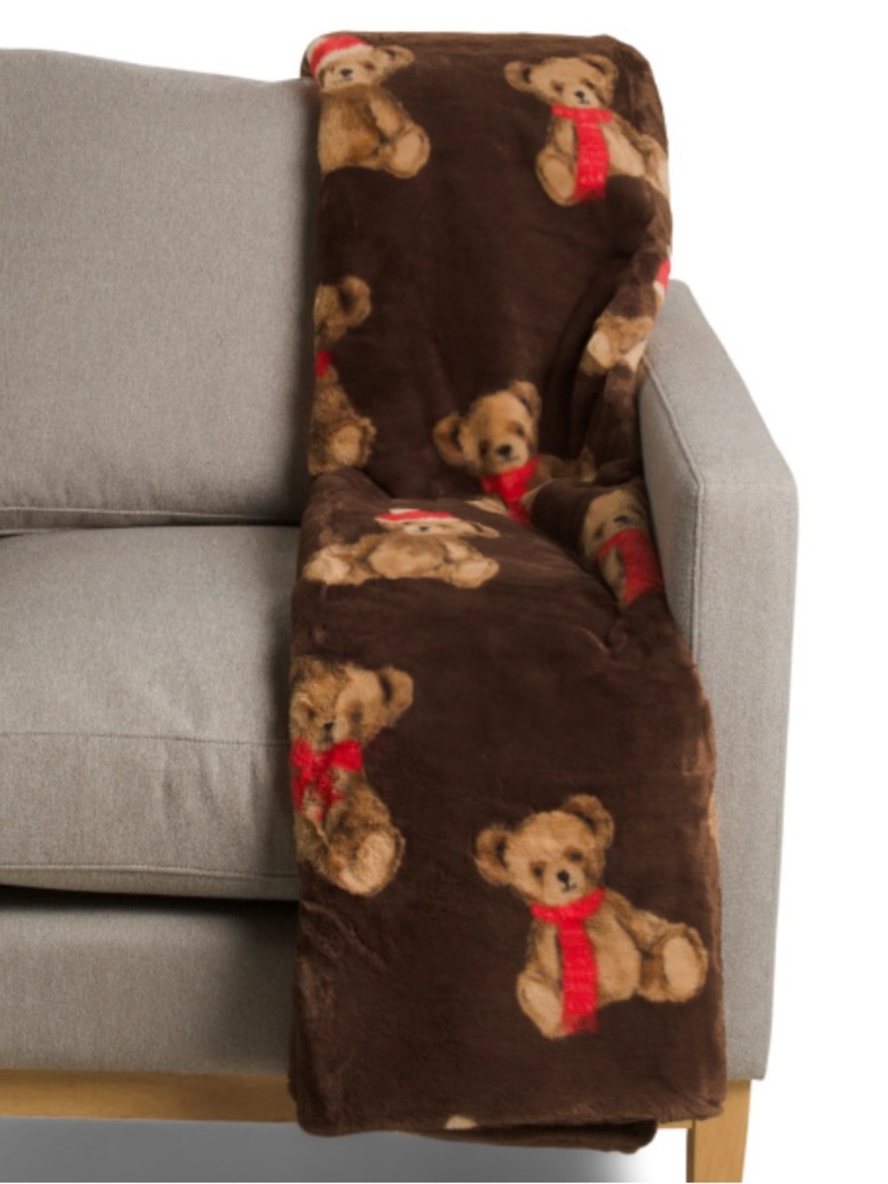 Martha Stewart Cozy Faux Fur Teddies Throw